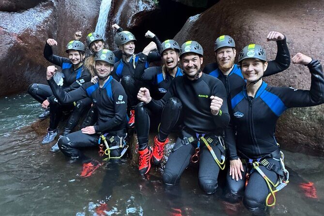 Canyoning Experience Level 2 at Nuns Valley - The 4-hour flow: start at CR7 Museum, finish back where you began
