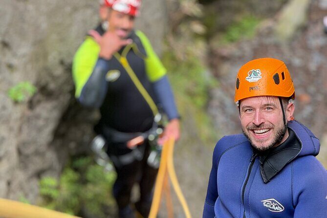Canyoning in Madeira - Level 2 - Rappels, trekking, jumps, and slides: how the 3.5 hours feel