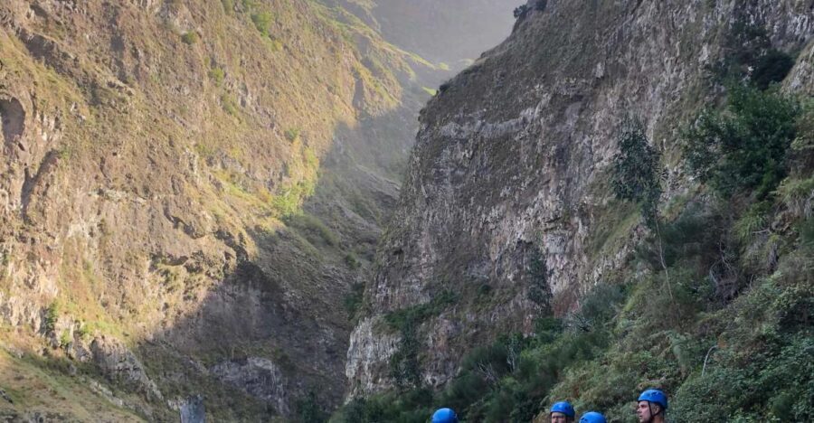 Canyoning Level 2 - Ribeira do Cidrão- Madeira Island - Photos, the little snack, and the end-of-day payoff