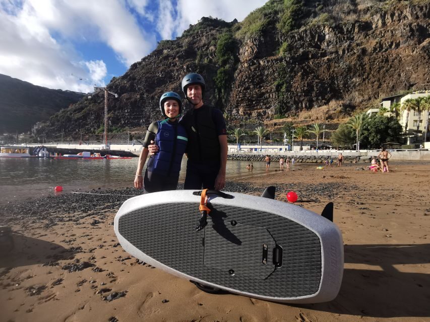 Efoil Surf Board Lesson in Calheta Beach - Instructor support at Sea4FunMadeira: why calm coaching matters on water