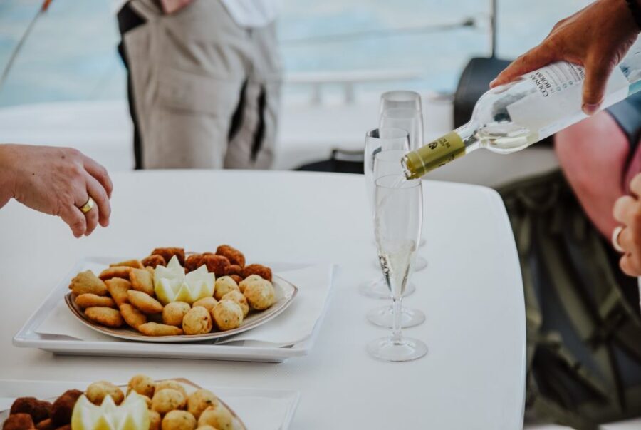From Funchal: Cabo Girao Sunset Cruise on Luxury Catamaran - The Swim Stop: Cool Off in the Atlantic (and Really Look Around)