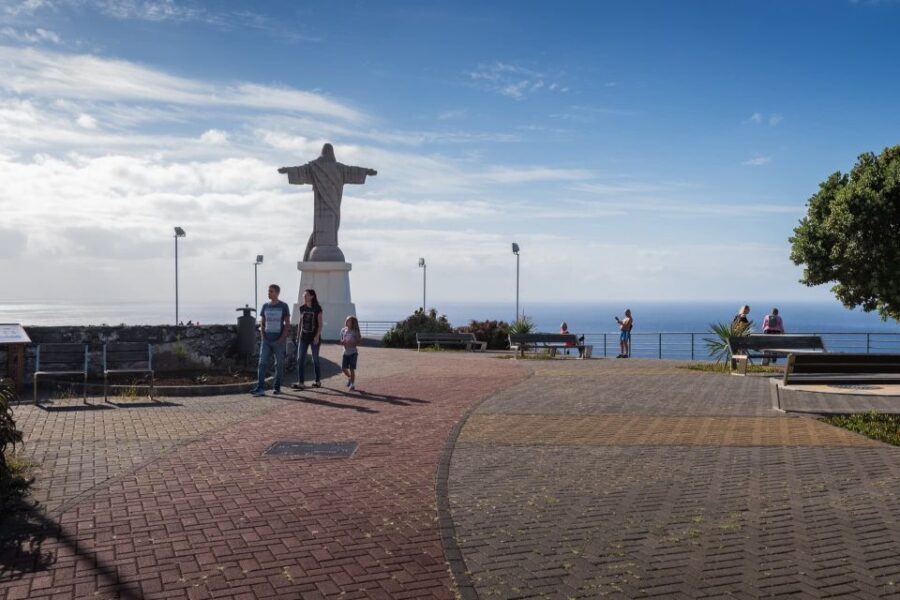 From Funchal: Garajau Tuk-Tuk Tour with Christ King Statue - Entering Funchal Old Town on a Tuk-Tuk