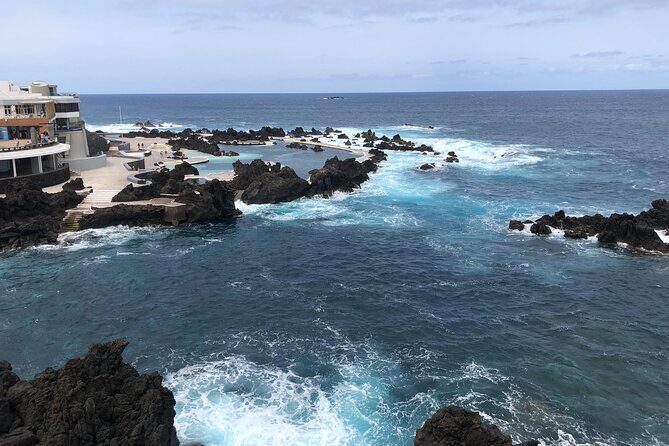 Full day West Adventure Jeep Tour in Madeira Portugal - Poca das Lesmas: Volcanic black sand and natural pools