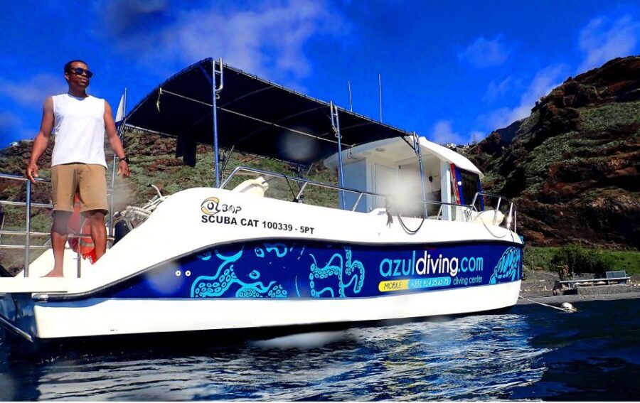 Funchal: Advanced Scuba Diving Afonso Cerqueira Wreck - From Funchal out to the open sea: why the ride matters