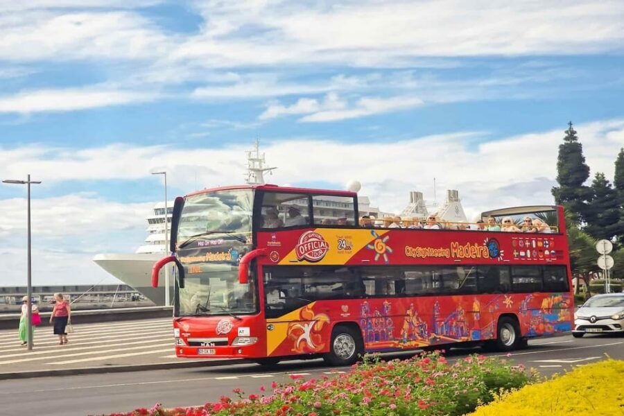 Funchal: City Sightseeing Hop-On Hop-Off Bus Tour - Gardens Walking Tour at 1pm (48-hour tickets) and the 8pm Night Tour