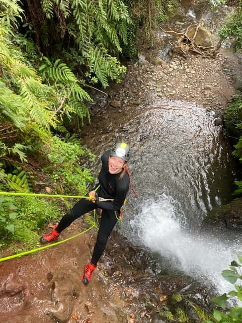 Funchal: Explore Canyoning Level 1 Rochão - Gear and guides: where safety meets fun (Miguel, José, and more)