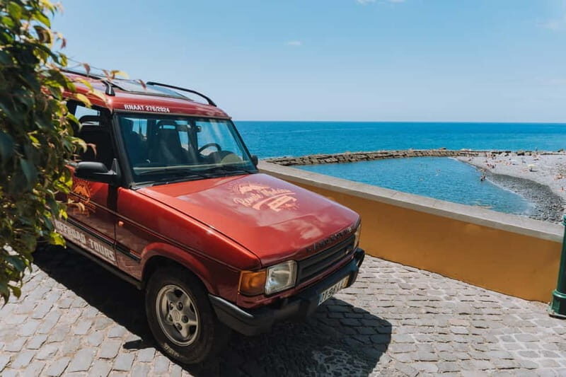 Funchal: Full-day Off-road Tour in West Madeira with Pickup - Porto Moniz Natural Pools: swim in lava rock