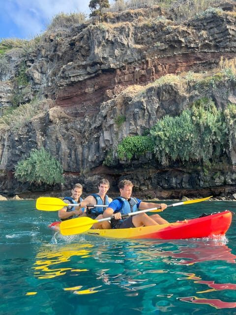 Funchal: Kayak & Snorkeling in Garajau Nature Reserve - Ponta do Lazareto snorkeling stop: where the fish and clear water show up