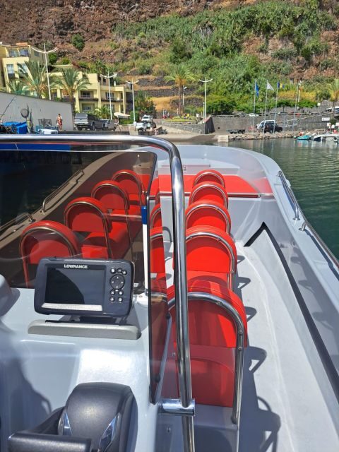 Funchal: Speedboat SEE THE ISLAND AND LIFE AT SEA - Guide Style on Board: English, Portuguese, and the Pace of the Talk