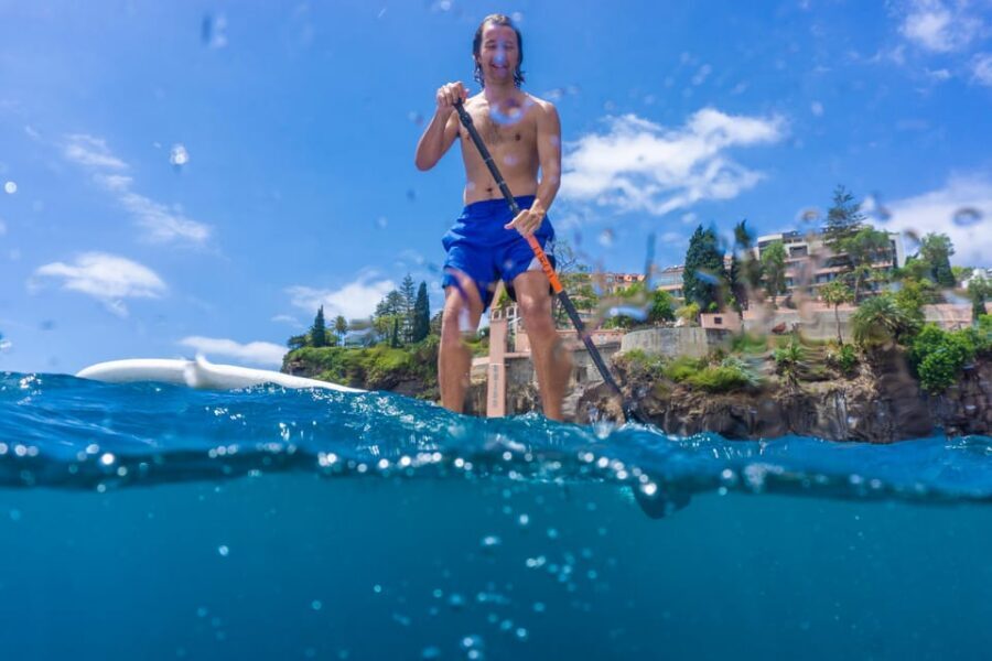 Funchal: SUP Rental or Guided tour with snorkeling - Getting to the start inside Pestana Carlton (and why you’ll swim briefly)
