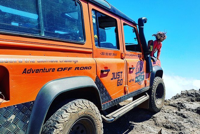 Jeep Tour To Santana: Old Forest Full-Day East-Side - Guindaste viewpoint: sea cliffs, Porto Santo on clear days