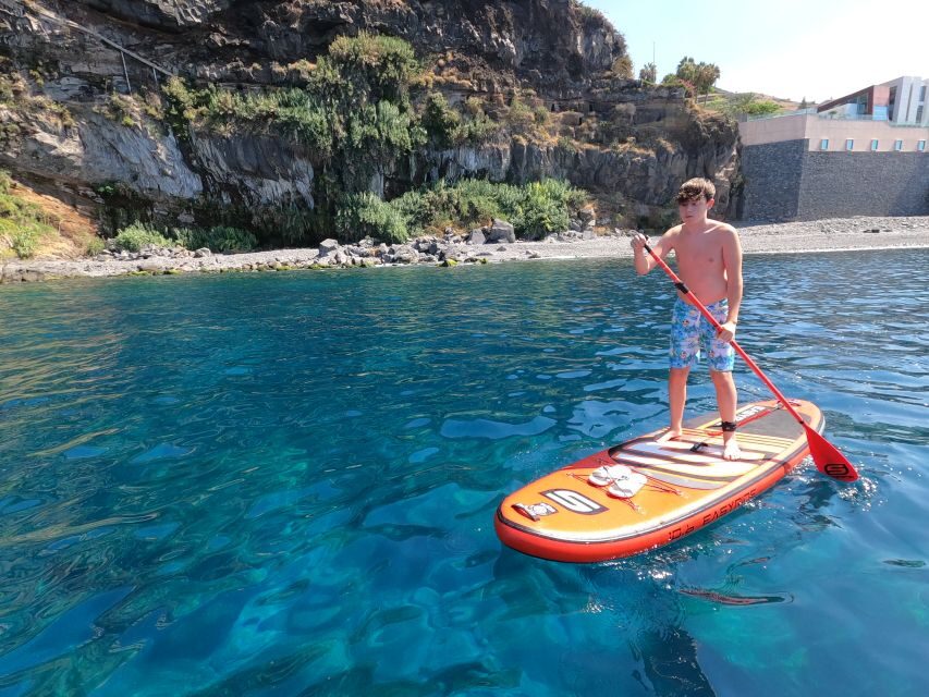 Madeira: Private Paddleboard & Snorkel - Cabo Girão and Skywalk views from above the water