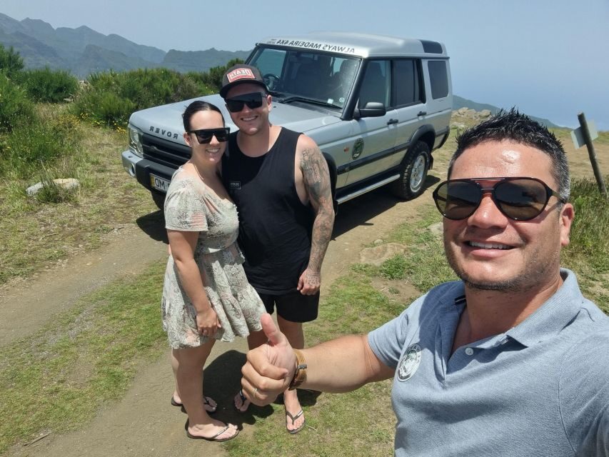 Madeira : SkyWalk, Fanal, Natural Pools 4x4 Jeep Tour - São Vicente and the return to Funchal: finishing with coastal calm