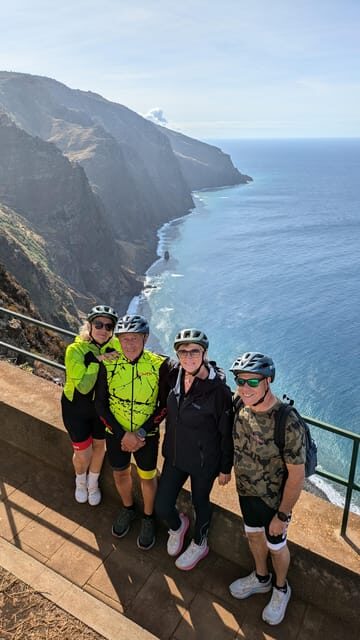 Madeira West coast: Guided Sightseeing E-Bike Tour - From Prazeres into pine and eucalyptus roads