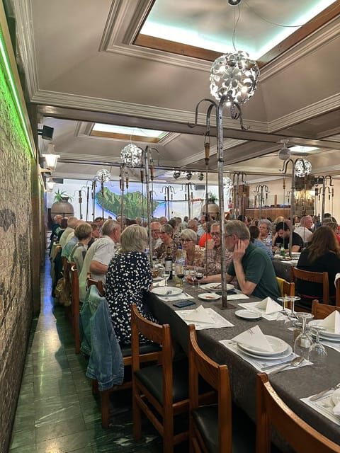 Madeira:TypicalShowFolklore Evening.included.Dinner transpt - Dinner details: espetada, fried maize, potatoes, salad, and bread