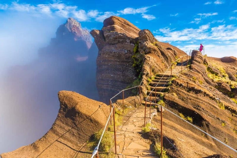 Pico Areeiro to Pico Ruivo Madeira Island Walk - Through tunnels and steep climbs: the part you’ll remember