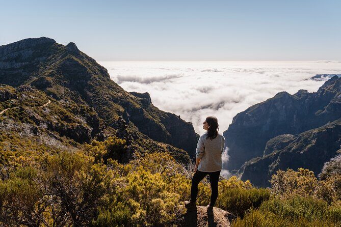 PR1 Pico do Arieiro Self-Guided Hiking Transfer (Morning slot) - The Hike Route: PR1 Stairway to Heaven Meets PR3 Downhill