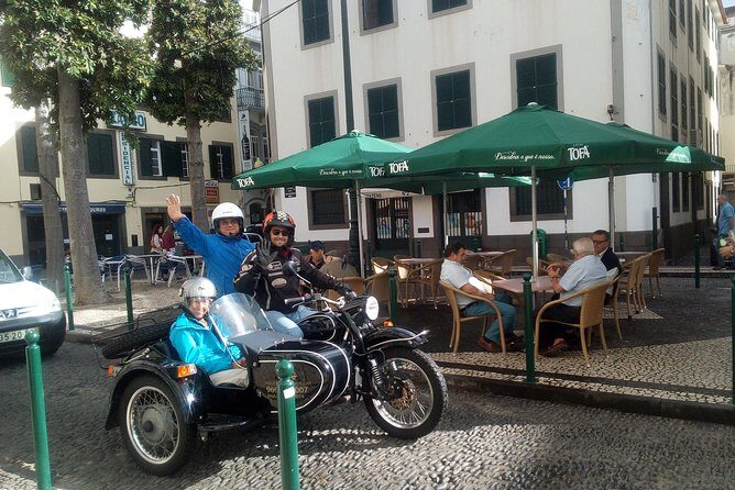 Private Sidecar Tour – Downtown Funchal for 1 or 2 People - Downtown Funchal streets, old architecture, and easier navigation