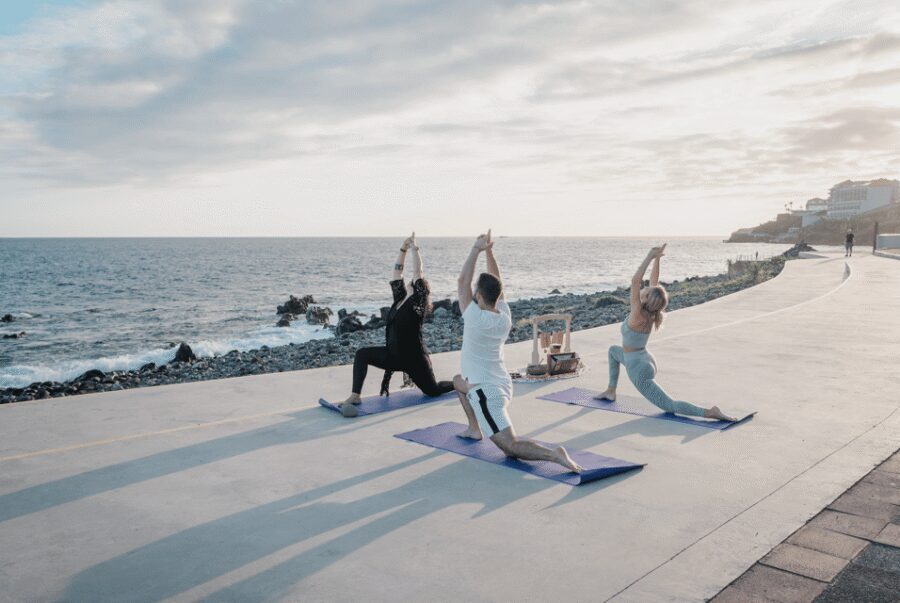 Private Yoga & Sound Bath by the Ocean - The 1-hour flow: pranayama, asanas, wave-side relaxation