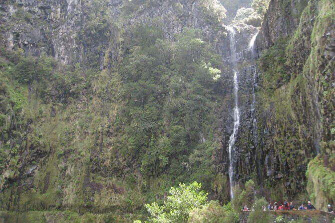 Rabaçal / Risco / 25 Fountains Full-day walk - Cascada da Risco: mist, steps, and the payoff moment