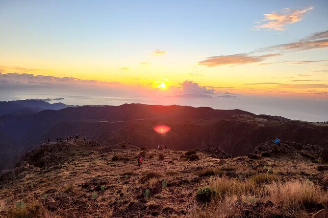 Sunrise in Areeiro Peak - Stop 1: Camacha to Pico do Areeiro summit sunrise (1818m), then back down the quiet roads