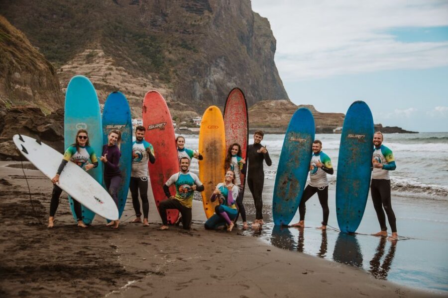 Surf lesson in Madeira - Gear, Suits, and the Comfort Factor