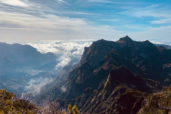 Transfer to Picos da Madeira - Pico do Arieiro and Pico Ruivo - Ninho da Manta and the Stairway to Heaven section