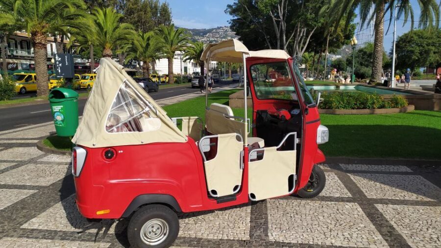 Tuk Tuk Funchal City - Madeira Island - The wine tasting moment: small stop, big atmosphere